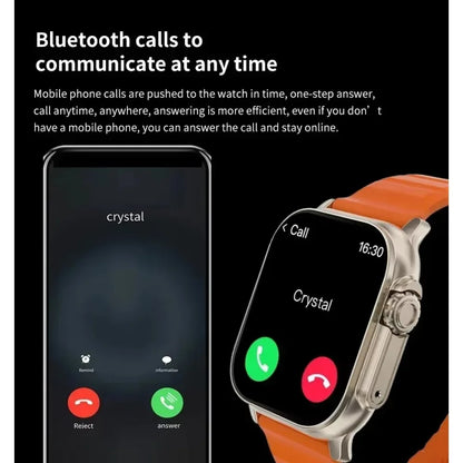 Gaines T900 Ultra 2 Smart Watch 49mm Series 8 2.3 "AMOLED Screen NFC Compass Waterproof For Apple Watch IWO Ultra 8 Smartwatch