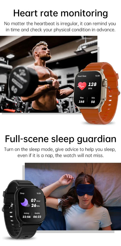 Gaines T900 Ultra 2 Smart Watch 49mm Series 8 2.3 "AMOLED Screen NFC Compass Waterproof For Apple Watch IWO Ultra 8 Smartwatch