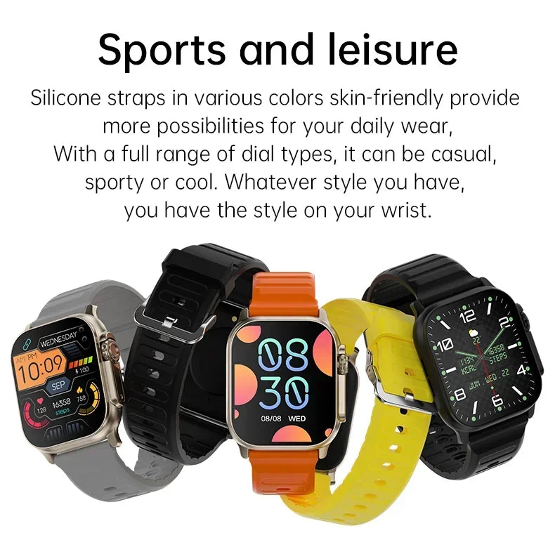 Gaines T900 Ultra 2 Smart Watch 49mm Series 8 2.3 "AMOLED Screen NFC Compass Waterproof For Apple Watch IWO Ultra 8 Smartwatch