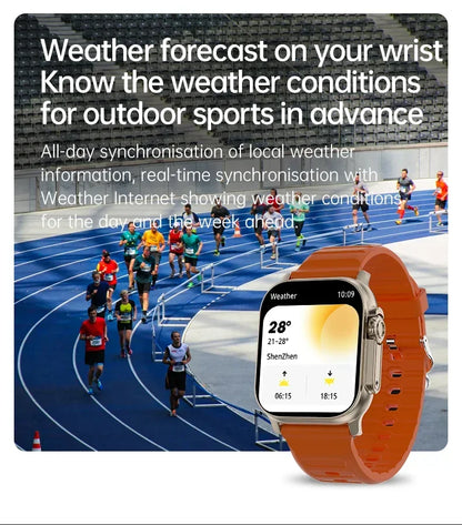 Gaines T900 Ultra 2 Smart Watch 49mm Series 8 2.3 "AMOLED Screen NFC Compass Waterproof For Apple Watch IWO Ultra 8 Smartwatch
