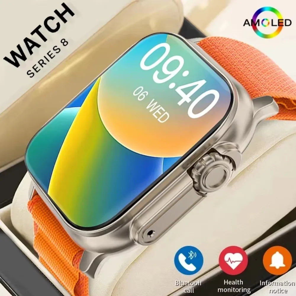 Gaines T900 Ultra 2 Smart Watch 49mm Series 8 2.3 "AMOLED Screen NFC Compass Waterproof For Apple Watch IWO Ultra 8 Smartwatch