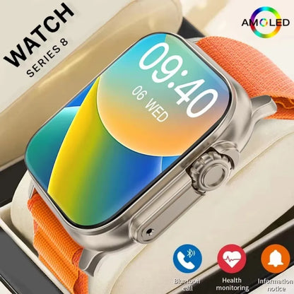 Gaines T900 Ultra 2 Smart Watch 49mm Series 8 2.3 "AMOLED Screen NFC Compass Waterproof For Apple Watch IWO Ultra 8 Smartwatch